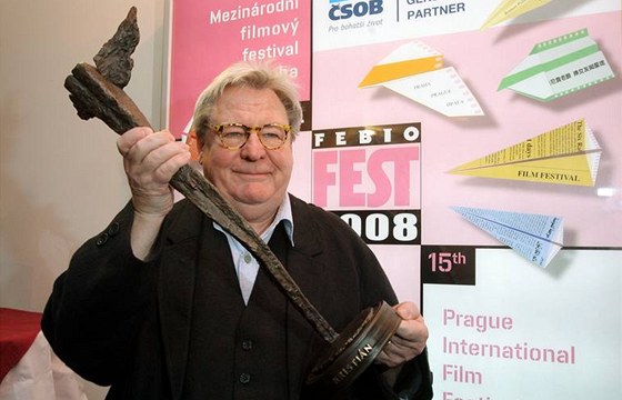 Reisér Alan Parker s cenou Kristián - Febiofest, Praha (27. bezna 2008)