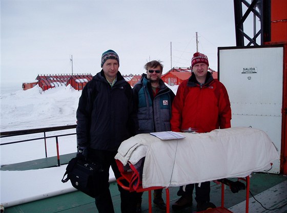 Členové české antarktické ozonové expedice - Martin Staněk (ČHMÚ Hradec