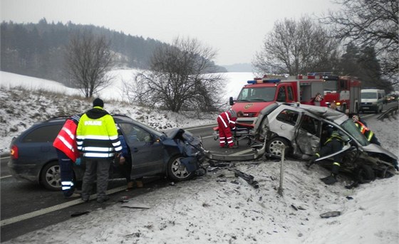 K váné nehod dolo mezi Milonicemi a Laany na Blanensku