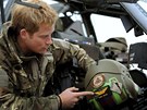 Britský princ Harry během své druhé mise v Afghánistánu 