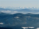 Pohled na Vysoké Tatry z vrcholu Lysé hory. Takový pohled se podaí jen...