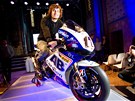 Karel Abraham slavnostn odhalil motorku na nadcházející sezonu. (24. ledna