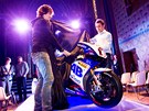 Karel Abraham slavnostn odhalil motorku na nadcházející sezonu. (24. ledna