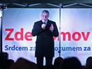 Milo Zeman v prbhu prezidentské kampan procestoval celou republiku. Snímek...