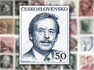 Prezidentv portrét na padesátihaléiové potovní známce
