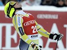 ZKLAMÁNÍ V CÍLI. Kjetil Jansrud skonil v superobím slalomu v Kitzbühelu
