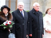 Václav Klaus, Livia Klausová, Ivan Gaparovi, Silvia Gaparoviová