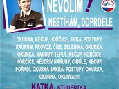 Katka z Mekáče nestíhá volit. Katka z Mekáče nestíhá volit.
