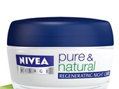 Regenerační noční krém Pure & Natural s arganovým olejem, Nivea, 150 korun