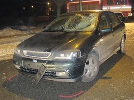 Smrtelná dopravní nehoda v Černilově u Hradce Králové. (23. 1. 2013)