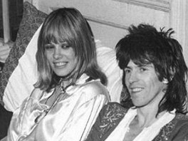 Keith Richards s Anitou Pallenbergovou (z knihy ivot rockera)