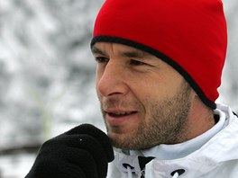 Sokolovsk fotbalista Frantiek Dal pi zimn pprav na bkch.