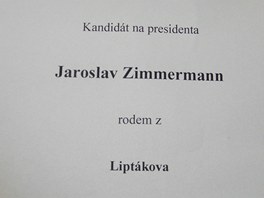 Prvn kolo prezidentskch voleb. V jedn z oblek byl vlastnorun vyroben