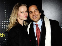 Helena Houdová a její bývalý man�el, filmový producent Omar Amanat (2009) 