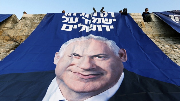 Parlamentn volby v Izraeli. Reklama fa strany Likud Benjamina Netanjahua (22. ledna 2012)
