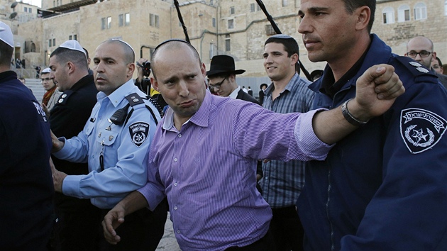 Naftali Bennett, f izraelsk strany idovsk domov (22. ledna 2012)