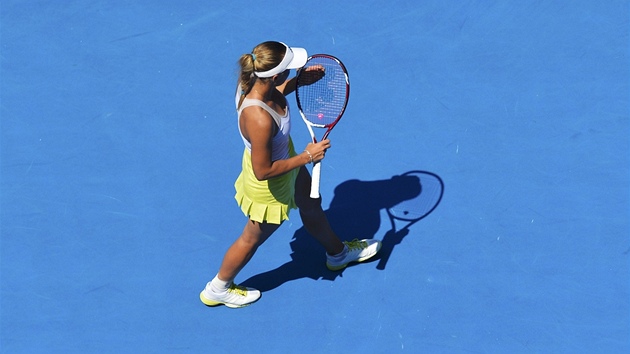 Dnsk tenistka Caroline Wozniack na Australian Open do tvrtfinle nedokrela.