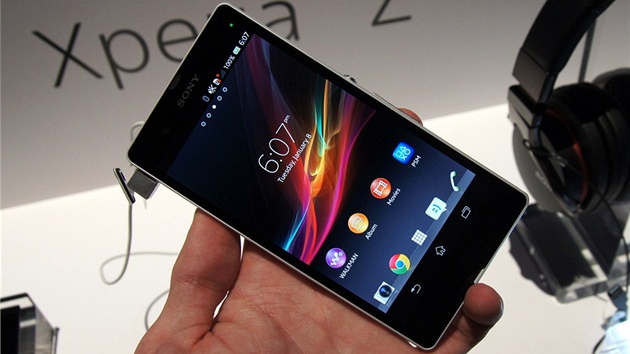 Sony Xperia Z na veletrhu CES v Las Vegas