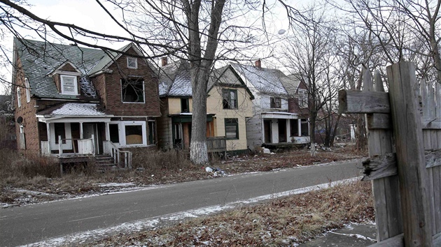 V Detroitu jsou cel oputn tvrti, a to pedevm v pmstskch oblastech. O zdej przdn nemovitosti nem nikdo zjem. Msto odpojilo ulice od veejnho osvtlen a vypnulo pvod vody a elektiny. Jedinm eenm pro oputn rodinn domy a koly je demolice.