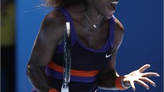 ZLOBÍM SE. Serena Williamsová vypadla na Australian Open ve tvrtfinále.