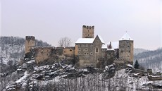 Hrad v Hardeggu, který rodina Therese - dnes Schwarzenbergové p�ed stovkami let