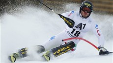 Giuliano Razzoli pi slalomu v Kitzbühelu