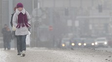 Smogová situace v Plzni.