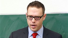 St�ední �kola informatiky a ekonomie Delta - Shane Siegel z americké ambasády