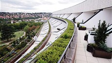 Pokoje a terasy jsou obrácené smrem na jih.