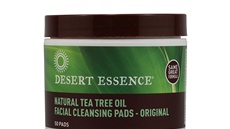 Odličovací tampóny s olejem z čajovníku,  Desert Essence, prodává biooo.cz, 215