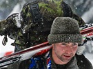 Extrémní armádní závod Winter Survival napí Jeseníky