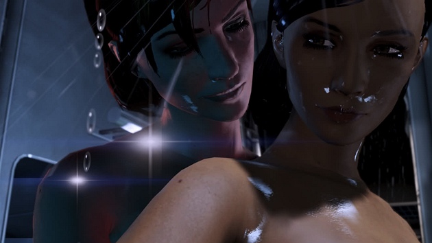 Lesbick scna v Mass Effect