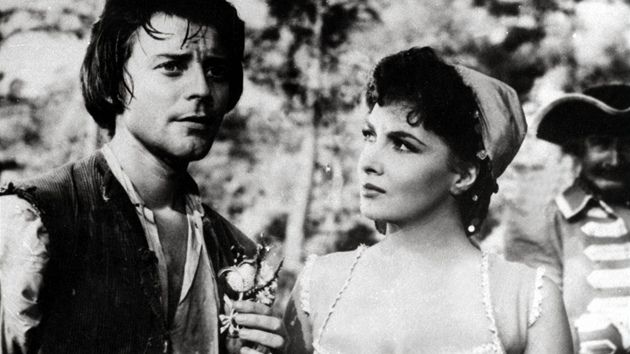 Gerard Philipe a Gina Lollobrigida ve filmu Fanfn Tulipn (1952)