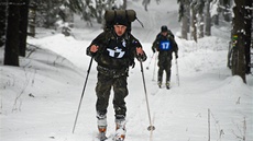 Extrémní armádní závod Winter Survival napříč Jeseníky