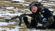 Závrená etapa extrémního závodu Winter Survival v Jeseníkách