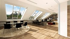 T�ísetmetrový byt 7 + kk v ulici Na Valech s terasou bude po rekonstrukci...