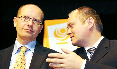 Bohuslav Sobotka a Michal Haek