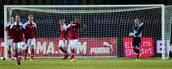 BÍDA. Fotbalisté Dánska prohráli v Makedonii pekvapiv 0:3.