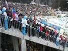 Fanouci na MS v biatlonu v Novém Mst na Morav.