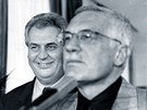 Milo Zeman a Václav Klaus (13. íjna 1999)
