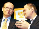 Bohuslav Sobotka a Michal Haek