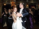 Ples v Opee 2013 - Michaela Nosková s manelem