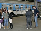 D1 Express eských drah na praském hlavním nádraí.