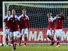 BÍDA. Fotbalisté Dánska prohráli v Makedonii pekvapiv 0:3.