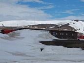 Vzkumn stanice Masarykovy univerzity na ostrov Jamese Rosse v Antarktid