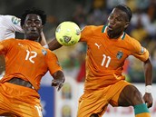 "SLONI" TO. Bony Wilfried (uprosted) a Didier Drogba, stelci Pobe