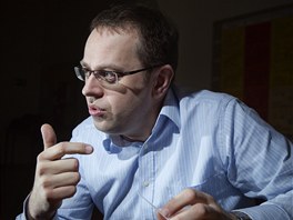 Moderátor Václav Moravec