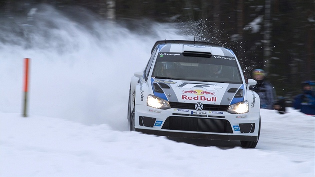 Sébastien Ogier pi védské rallye.