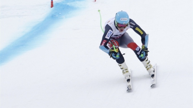 ZA ZLATEM. Americk sjezda Ted Ligety vyhrl superob slalom na mistrovstv svta ve Schladmingu.