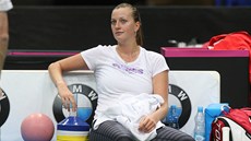FED CUP SE BLÍÍ. Tenistku Petru Kvitovou ekají o víkendu utkání ve Fed Cupu.